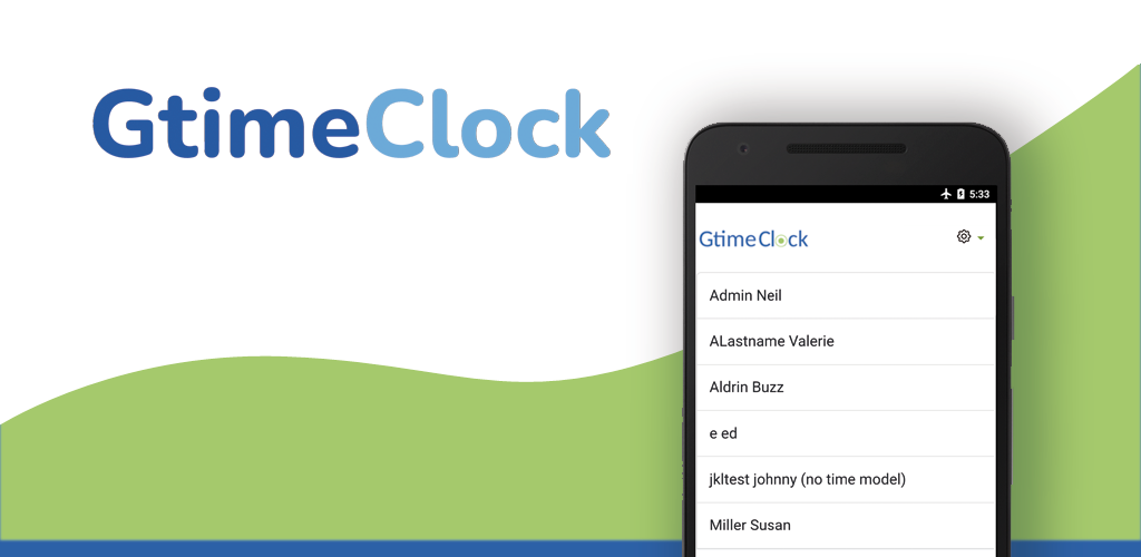 Android time clock station